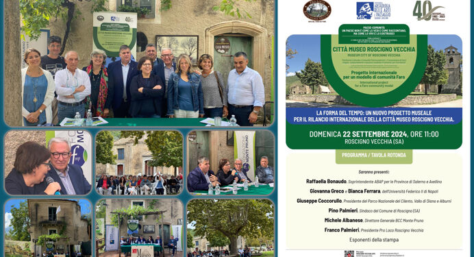 La Banca Monte Pruno sostiene il progetto “La Forma del Tempo” per il rilancio internazionale di Roscigno Vecchia