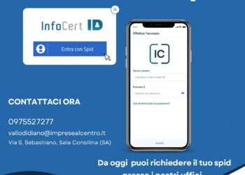 Confesercenti Vallo di Diano informa: parte ufficialmente lo Spid Point Infocert