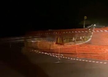 Frana sulla Mingardina: strada chiusa