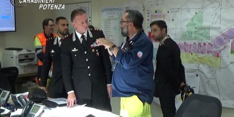 L’esercitazione dei Carabinieri presso il Centro Olio Tempa Rossa TotalEnergies