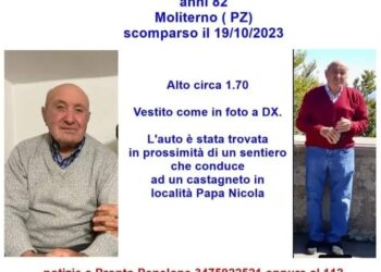Un anno fa la scomparsa di Rocco Iacovino. Il sindaco di Moliterno chiede di mantere l’attenzione sulla vicenda