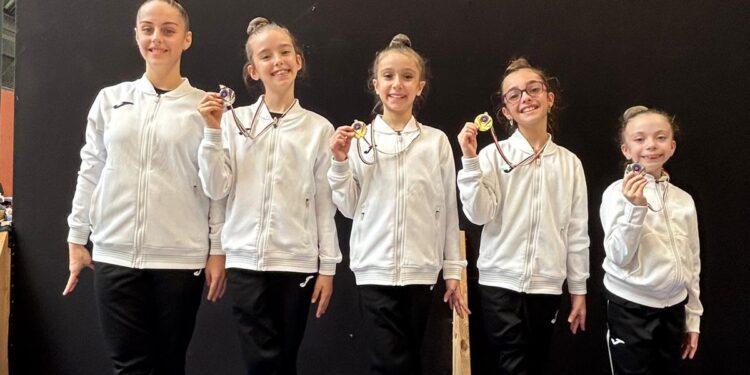 Cinque podi su cinque per la Danza e Ginnastica Kodokan a San Giorgio a Cremano