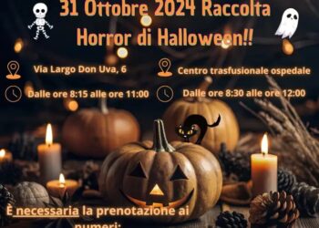 L’Avis Potenza organizza la “Raccolta Horror di Halloween”: per tutti i donatori un gadget a tema
