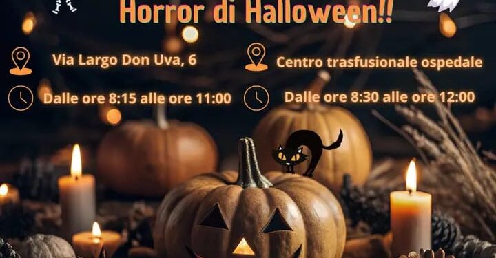 L’Avis Potenza organizza la “Raccolta Horror di Halloween”: per tutti i donatori un gadget a tema