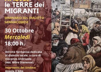 A Monte San Giacomo un seminario sul dialetto sangiacomese nell’ambito del progetto “Valle delle Radici”