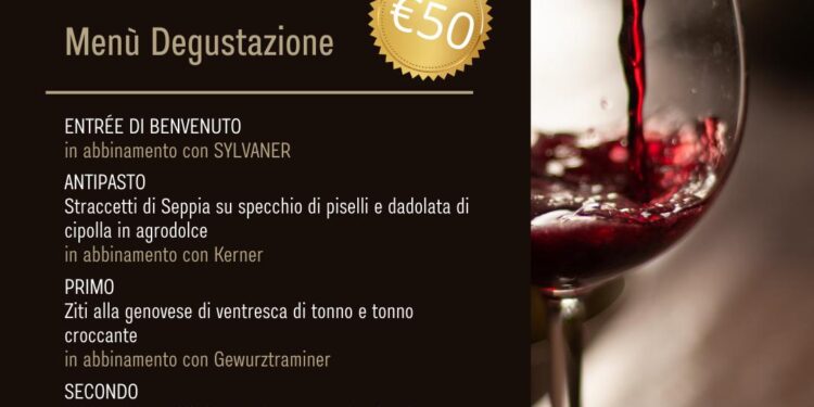 Appuntamento dedicato all’abbinamento tra cibo e vino stasera a Hera Hora a Polla