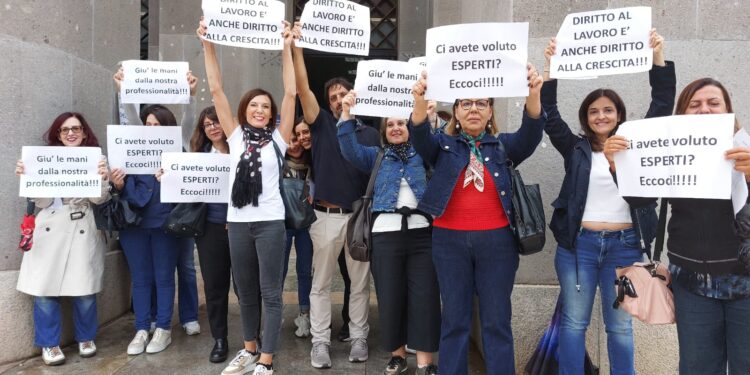 “Da esperto a principiante”, manifestazione davanti alla Cassazione. Presente anche Lagonegro
