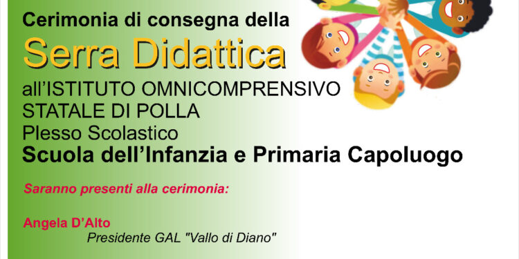 Il “GAL Vallo di Diano” dona una serra didattica ai bambini di Polla