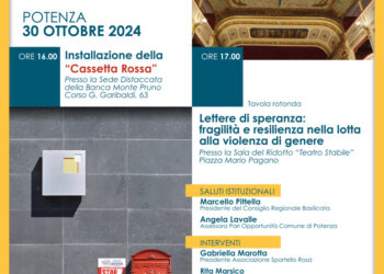 Potenza: la Banca Monte Pruno impegnata in una giornata contro la violenza di genere