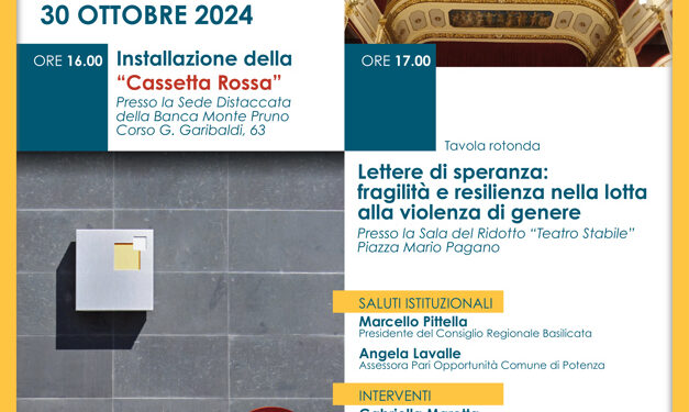 Potenza: la Banca Monte Pruno impegnata in una giornata contro la violenza di genere