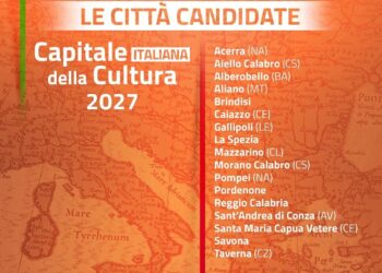 Cinque città campane in lizza per il titolo di Capitale Italiana della Cultura 2027
