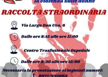 L’Associazione Avis organizza una giornata di raccolta sangue tutta al femminile
