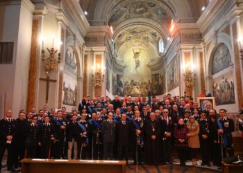 Potenza, nella Cattedrale della città, l’Arma dei Carabinieri celebra la Virgo Fidelis