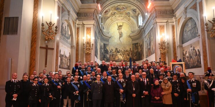 Potenza, nella Cattedrale della città, l’Arma dei Carabinieri celebra la Virgo Fidelis