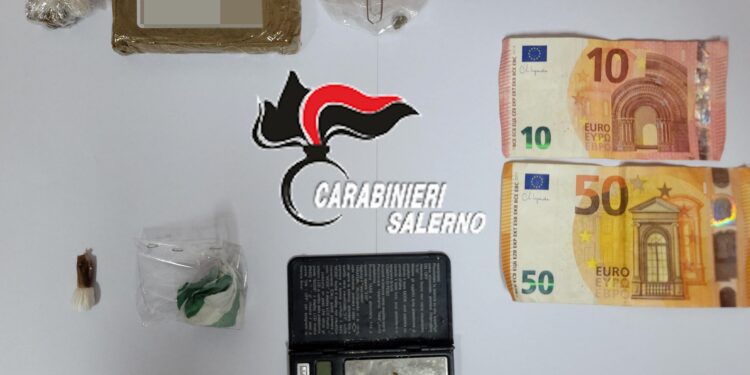 Pusher arrestato a Vallo della Lucania