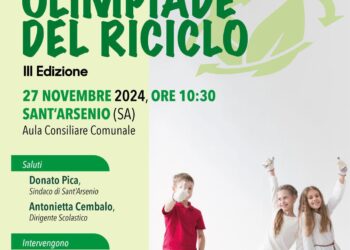 Sant’Arsenio, tutto pronto per l’Olimpiade del riciclo