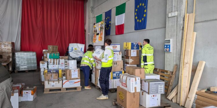 Alluvione Valencia: in partenza gli aiuti raccolti dal Gruppo Lucano della Protezione Civile