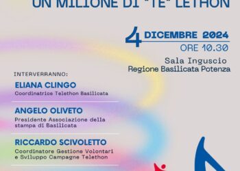 Il Coordinamento Basilicata di Telethon festeggia 16 anni di successi a Potenza