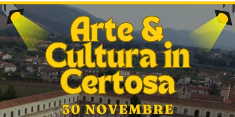 “Arte & Cultura in Certosa”: l’evento promosso dalla Monte Pruno Giovani, Monaci Digitali e Valloweb