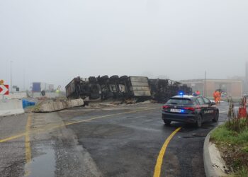 Sbatte contro un cantiere stradale, camionista di Eboli muore a Ferrara