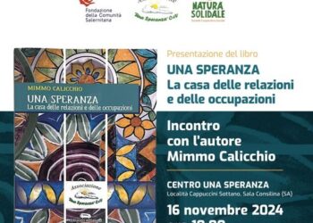 Sala Consilina. “Una speranza”: un libro per raccontare 27 anni di inclusione, lavoro e impegno sociale