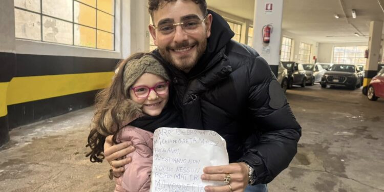 Greta realizza il suo sogno di Natale: incontrare Rocco Hunt