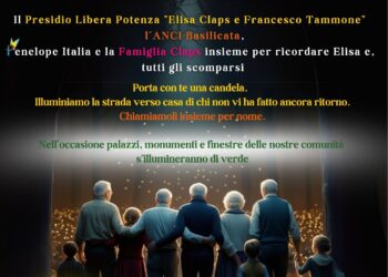 “Un Ricordo non Scompare”: Potenza si unisce nella Giornata Nazionale per le persone scomparse con le associazioni “Libera” e “Penelope”