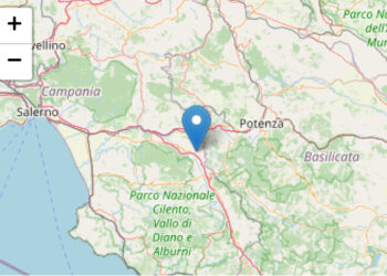 Scossa di terremoto con epicentro a Polla