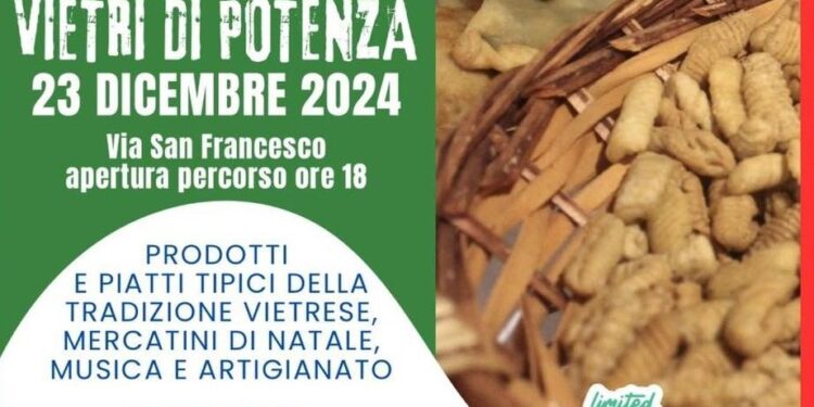 A Vietri Di Potenza cresce l’attesa per Tipica Christmas Edition