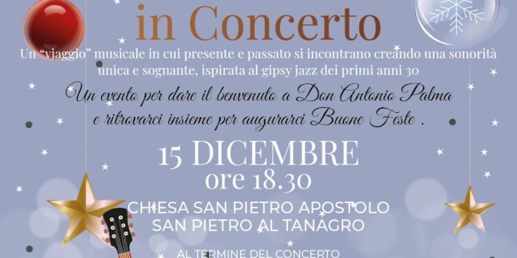 Concerto di Natale a San Pietro al Tanagro con il “Club Manouche in concerto”