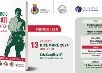 Sala Consilina: il 13 dicembre la presentazione del libro di Antonello Sica con la Monte Pruno presente