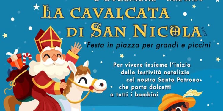A Polla “La Cavalcata di San Nicola”: dolcetti a tutti i bambini