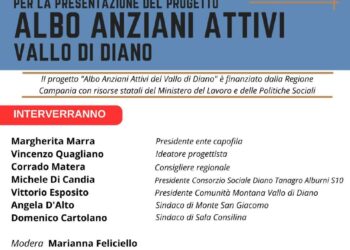 Tutto pronto per la presentazione del progetto “Albo Anziani Attivi Vallo di Diano” della protezione civile Sassano Gruppo Lucano