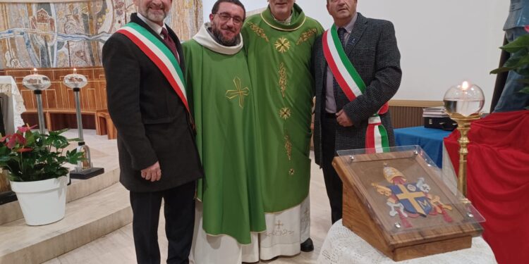Una delegazione da Teggiano per consegnare la reliquia di San Giovanni Paolo II a Latina