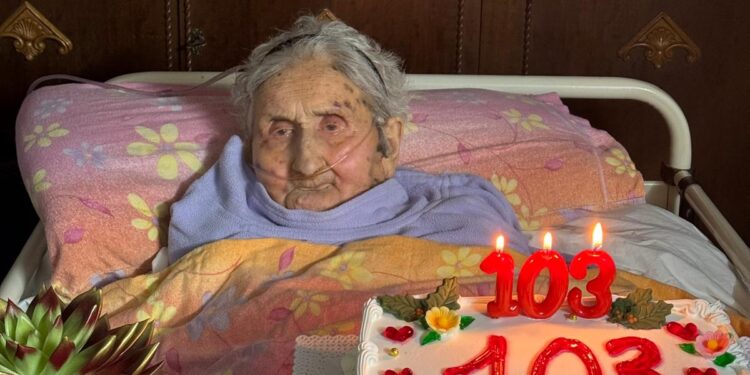 Sassano festeggia i 103 di Nonna Vincenza