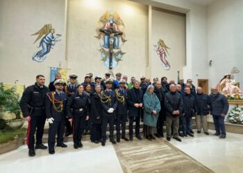 Sala Consilina, celebrato San Sebastiano patrono della Polizia Locale: encomi agli agenti Finamore e Molinari 