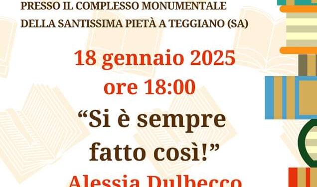 A Teggiano l’ultimo incontro del ciclo di letture contro gli stereotipi di genere organizzato dal Centro Aretusa