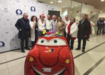 Il Potenza Calcio e la Fondazione Potenza Futura donano una “ludobarella” al reparto di Pediatria del “San Carlo”