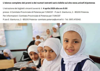 Una lotteria per garantire l’istruzione alle bambine dello Yemen, l’iniziativa promossa dall’Unicef  di Potenza
