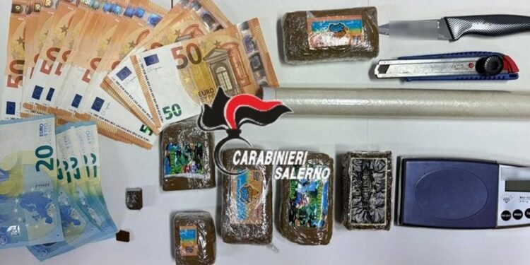 Operazione antidroga a Mercato San Severino: arrestato 41enne per spaccio di hashish