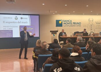 Nella sede della Monte Pruno Roscigno il marò Massimiliano Latorre racconta la sua storia
