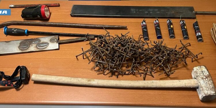 Trovati gli arnesi utilizzati per gli assalti ai bancomat dalla Polizia Stradale di Melfi