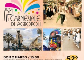 Al via la 52esima edizione del Carnevale di Agropoli
