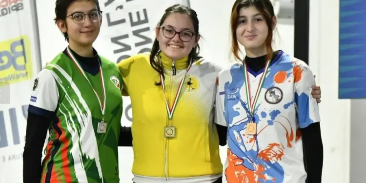 Trionfo per gli arcieri lucani: Ludovica Rotundo vince il bronzo ai campionati Italiani di tiro con l’arco