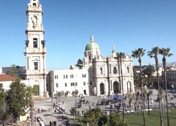 Santuario della Madonna di Pompei: inaugurata nuova piazza Bartolo Longo