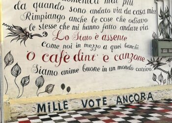 Rocco Hunt e il murale sanremese nel Rione Fornelle a Salerno