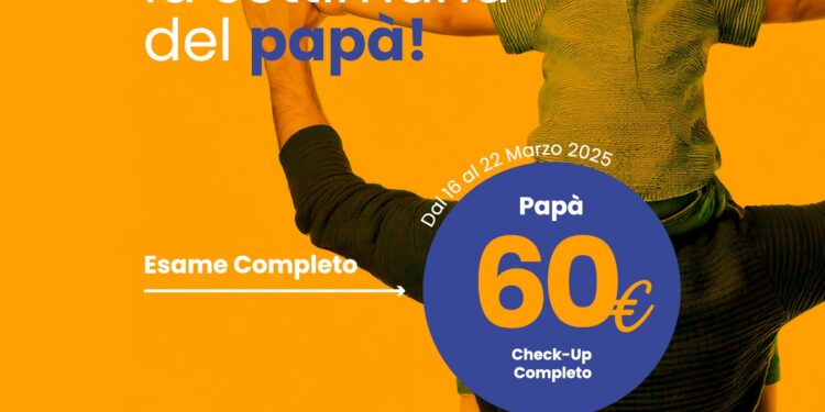 In occasione della Festa del Papà al Centro Biochimica un check-up salute per tutti gli uomini