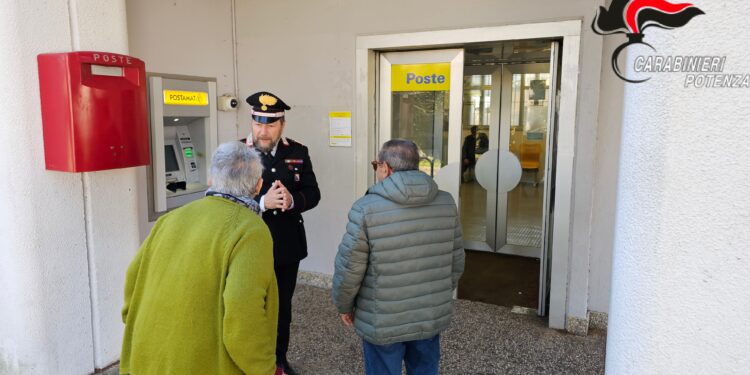 Truffe agli anziani:  i Carabinieri presidiano gli uffici postali nel lagonegrese
