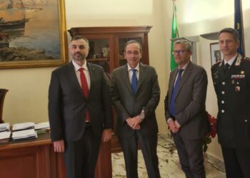 Il Prefetto di Salerno riceva la visita del Console Generale della Romania a Roma, Marian Popescu