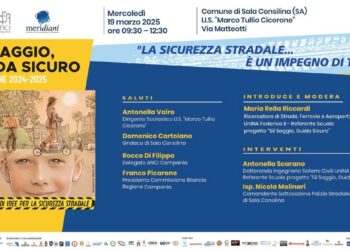 Sicurezza stradale: al “Cicerone” di Sala Consilina il convegno “Sii Saggio, Guida Sicuro”